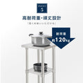 日本製 ステンレス作業台 キャスター付き W400×D450×H800mm 調理台 業務用 キッチン作業台 移動式 kot2ca-4045 8