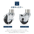 日本製 ステンレス作業台 キャスター付き W600×D600×H800mm 調理台 業務用 キッチン作業台 移動式 kot2ca-6060 9