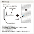 表札 おしゃれ 【必要な文字数でご注文してください】ステンレス 切り文字  80mm角 アルファベット ローマ字 戸建て 住宅 ksk-eng-80-bk 4