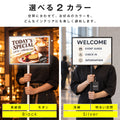 光るプラカード看板 LED手持ち看板 充電式 A3 A4 片面 4000lux 高輝度 コードレス パネル看板 案内 イベント 集客 飲食店 展示会 強化ガラス led-hs-a 9