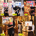 光るプラカード看板 LED手持ち看板 充電式 A3 A4 片面 4000lux 高輝度 コードレス パネル看板 案内 イベント 集客 飲食店 展示会 強化ガラス led-hs-a 10