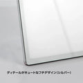 LEDポスターパネル 屋内用 A1 薄型 スライド式 シルバー/ブラック W605×H851mm ポスターフレーム LEDパネル led-pu-a1 6