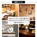 LEDポスターパネル 屋内用 A2 薄型 スライド式 シルバー/ブラック W435×H660mm ポスターフレーム LEDパネル led-pu-a2 11