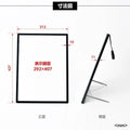 LEDポスターパネル 屋内用 A3 薄型 スライド式 シルバー/ブラック W312×H427mm ポスターフレーム LEDパネル led-pu-a3 2