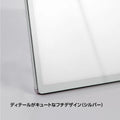 LEDポスターパネル 屋内用 A3 薄型 スライド式 シルバー/ブラック W312×H427mm ポスターフレーム LEDパネル led-pu-a3 6