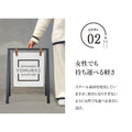 店舗用A型看板 スチールフレーム 屋外対応 両面パネルスタンド 選べる2サイズ W465×H600 / W520×H760 lkb-16 3