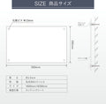 ステンレス製銘板 W500×H300mm 会社表札 オフィス表札 会社看板 事務所用 サインプレート gs-kirimoji-500300 5