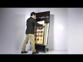 LED看板 LEDライトパネル スタンド看板 内照式 店舗用看板 ブラック ch-b1b2 動画