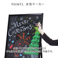 A型ライティングボード マーカー用 片面 LED発光 ブラック 店舗用 看板 メニュー看板 rgb-bsm-110 3