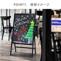 A型ライティングボード マーカー用 片面 LED発光 ブラック 店舗用 看板 メニュー看板 rgb-bsm-110 7