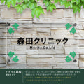 アクリル銘板 H300×W500mm×t5mm 社名・案内板 化粧ビス止め 会社・事務所・店舗用 サインプレート gs-pl-tomeicolor-500-300 2
