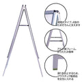 A型スタンド看板 C1サイズ 両面仕様 屋外対応 耐候 軽量 アルミフレーム 折りたたみ式 スタンドサイン 店舗用看板 シルバー ブラック 木目 c1-d 3