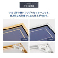 建設業の許可票 看板 約W52cm×H37cm 紺色看板+金文字/銀文字 【内容印刷込み】gs-pl-navy-rb 10