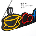 ネオン風LED看板 Coffee カフェ 光看板 ネオンサイン インテリア ディスプレイ 店舗用 BAR・バー 雑貨 ns-04 4