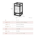 LEDランプ式京行灯 和風 印刷シート貼込タイプ 四面表示 ホワイト/ブラック tks-ad02 8