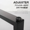 テーブル脚 鉄製フィッティング 2点セット 家具部品の交換用脚 頑丈な鉄製アートテーブル脚 2色 幅44cm 高さ67cm 取付け脚 付替え脚 送料無料 tl-010 9