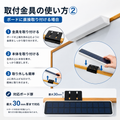[2点セット]屋外防水仕様 ソーラーライト 看板 28CM  看板スポットライト  看板ライトアップ ソーラー充電 夜間自動点灯 SSL-284 5