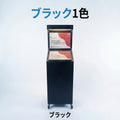メニュー看板 メニュースタンド 屋外用 ガルバリウム製 LED電球専用 A3×2枚 S型 キャスター付き 鉄錆風 sms-1550 6