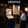 メニュー看板 メニュースタンド 屋外用 ガルバリウム製 LED電球専用 A3×2枚 S型 キャスター付き 鉄錆風 sms-1550 9