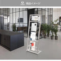 パンフレットスタンド 3段 カタログスタンド W290×D390×H1390mm 雑誌ラック スリム 省スペース ディスプレイスタンド 店舗用 tks-fr14029-ss 7