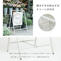 屋内外兼用 安定感抜群 スチール製おしゃれ雰囲気なA型スタンドサイン tks-kb01-wh 6