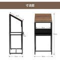メニュースタンド A3 片面 横型 収納付き W440×H1060mm 店舗用 メニュー看板 案内スタンド tks-kmd04-dw 10