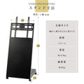 日本製屋内用 デジタルサイネージ 傾斜型移動式スタンド TKS-TVSTAND-D 5