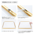 宅地建物取引業者票 520x370mm ゴールド黒 選べる4書体 4枠 tr-gold-bk 5