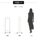 LED電飾看板 和風 屋外用 防水 両面表示 スタンド看板 キャスター付 高さ98cm 黒 青海波 麻の葉 桧垣 ts-wf-01-s 7