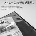 メニューブック 4ページ たて長 縦長 ドリンクメニュー メニュー表 メニュー帳 ワインリスト カフェ バー bar 飲食店 備品 洋風 和風 yyb-cp02 3