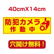 アルミ複合板　プレート看板 看板 標識 40*14cm camera-30