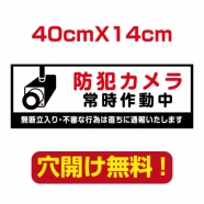 アルミ複合板　プレート看板 看板 標識 40*14cm camera-37