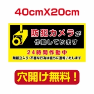 アルミ複合板　プレート看板 看板 標識 40*20cm camera-50