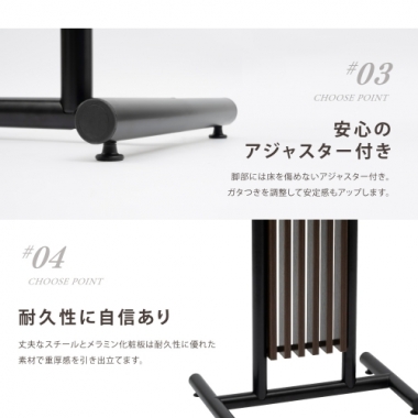 メニュースタンド W56xD38xH112cm 木紋 青海波  案内スタンド TKS-KMD03