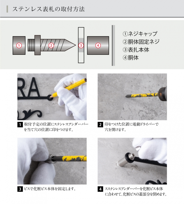 漢字 英字 併記 塗装 戸建 ステンレス gs-nmpl-1020