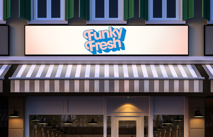 壁面ファサード看板イメージ